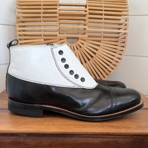 Stacy Adam’s & Co. Madison Spectator Spat Cap Toe Boot